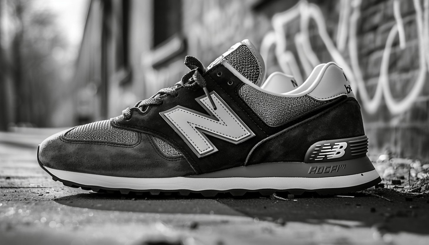 Accessoires - Découverte de la New Balance 327 en noir et blanc