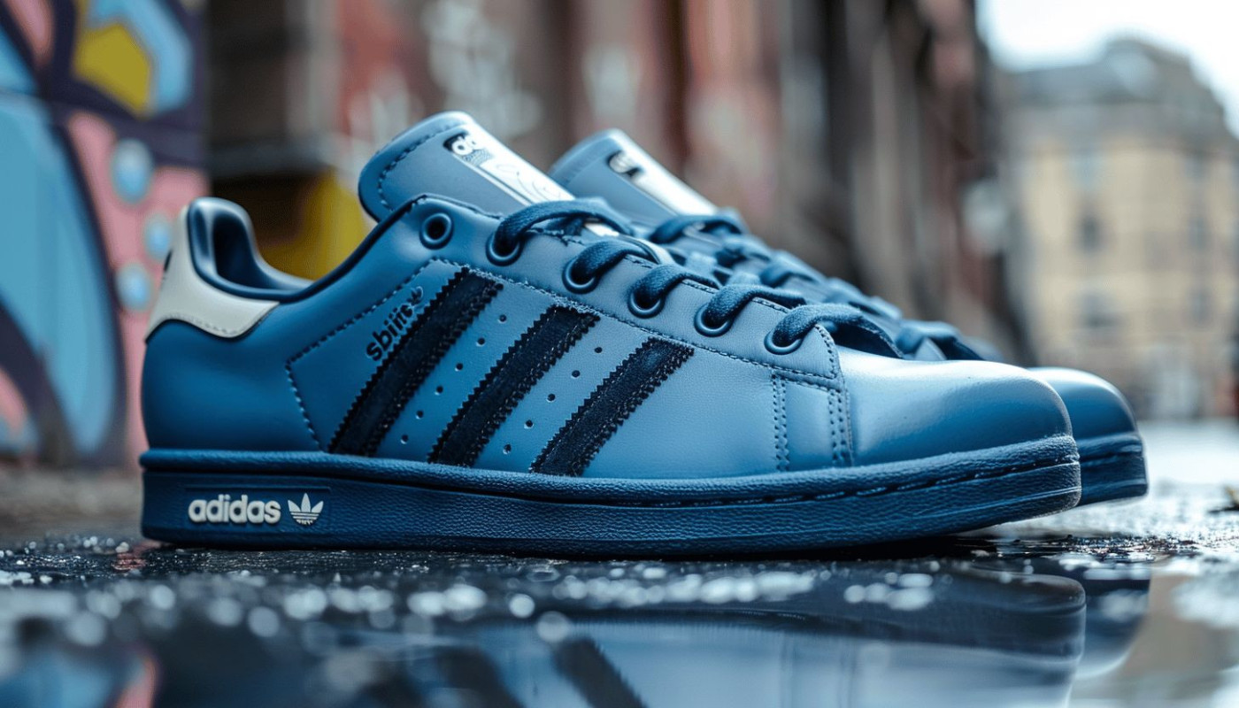 Vêtement - Découvrez la Stan Smith en bleu et bleu marine, une tendance incontournable