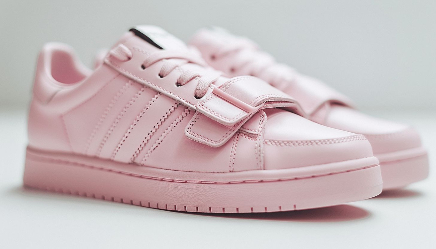 Vêtement - Exploration de la tendance de la Stan Smith rose avec scratch